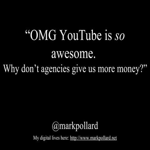 Why YouTube doesn't get more money from agencies - and what to do about it