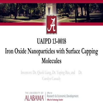 Presentation UAIPD 13-0018 