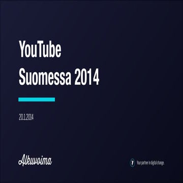 YouTube Suomessa 2014