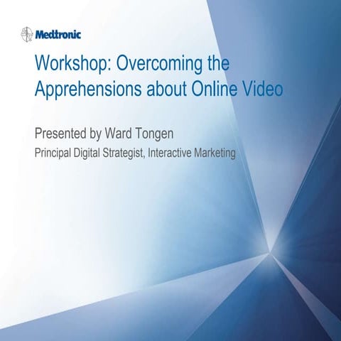 YouTube Workshop at the Digital Marketing for Medical Devices West 2012