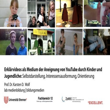 Erklärvideos als Medium der Aneignung von YouTube durch Kinder und Jugendliche