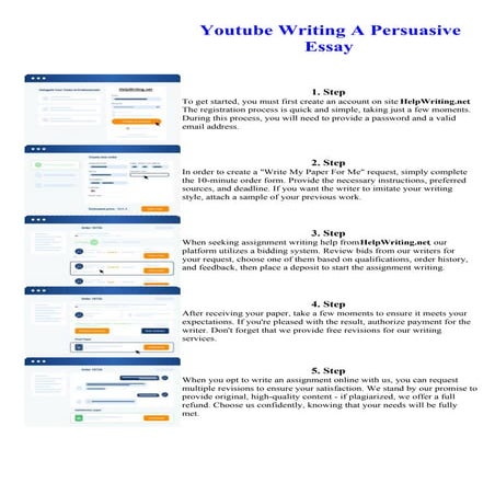 Youtube Writing A Persuasive Essay | PDF