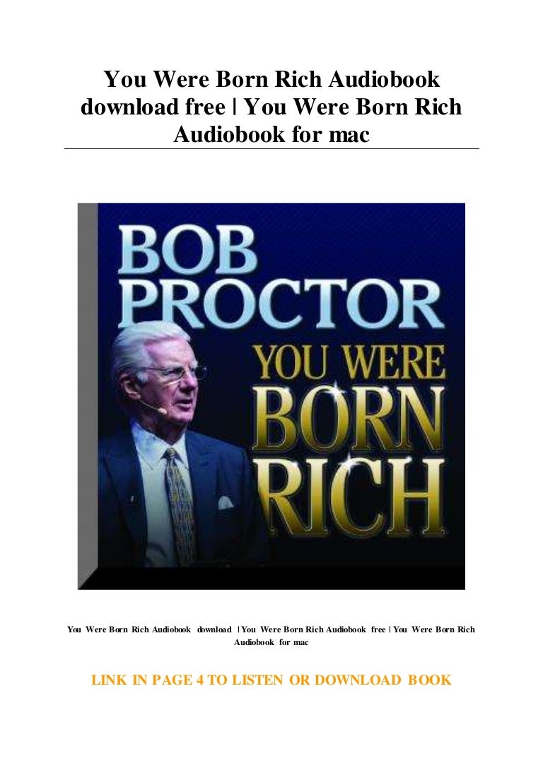 You Were Born Rich Audiobook Free Download