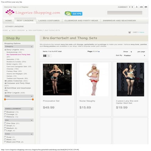 You will love your sexy bra