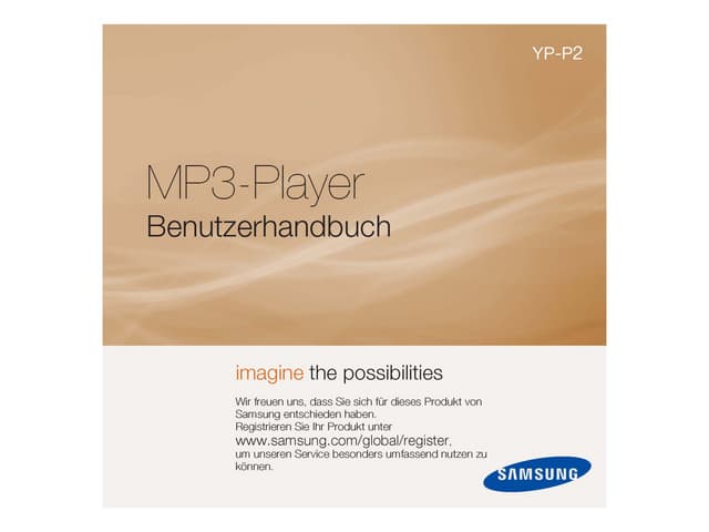YP-P2 Samsung Handbuch