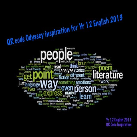 Yr12 English QR code Odyssey