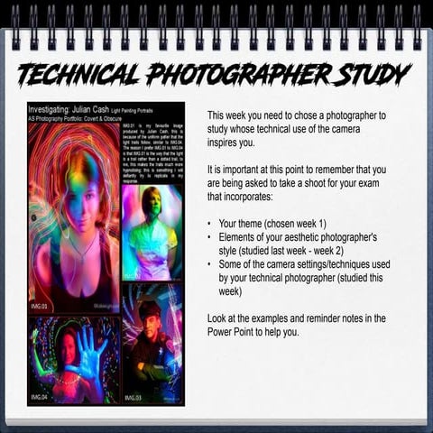 Yr12 photography summer plan week 3 20