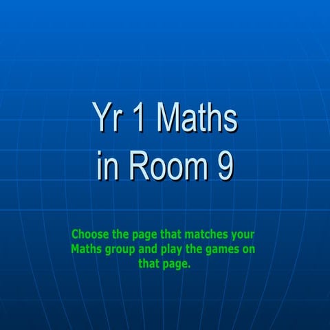 Yr 1 maths for the kids