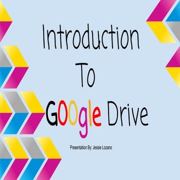 Understand Google Drive | PPTX