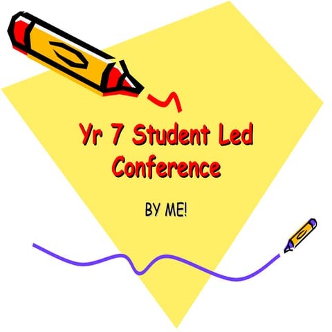 Yr 7 Student Led Conference