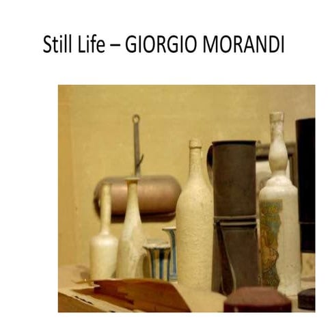 Yr 8 starter morandi ks3 Art Project