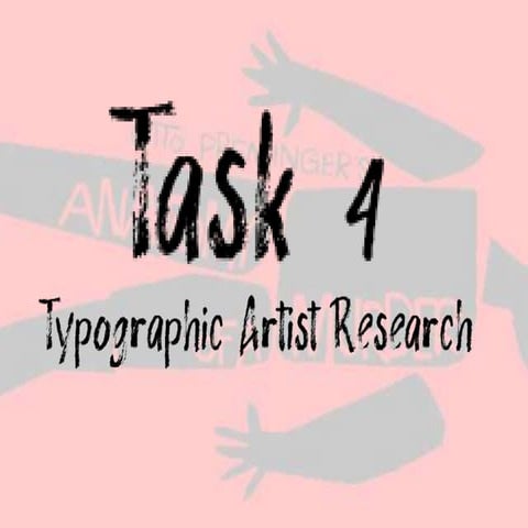Yr9 gcse graphics task 4 artist research | PPT