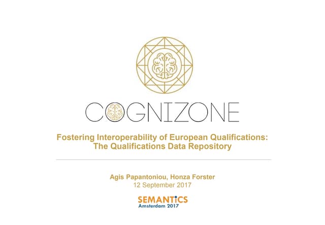 Session 1.6   fostering interoperability of european qualifications: the qual...