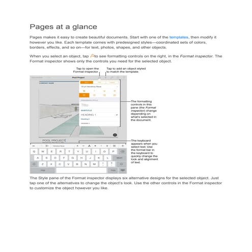Pages guide for iPad