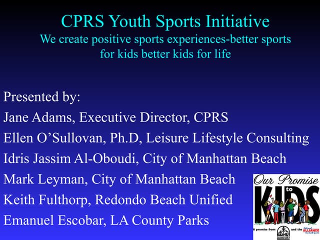Ysi Presentation Final Cprs Conf 2006