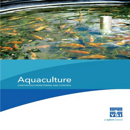 YSI aquaculture monitoring & control w24 02 0712