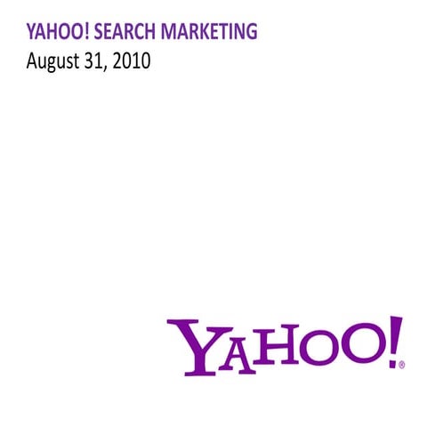 Yahoo! Search Marketing