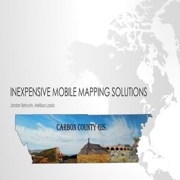 Behunin and lasslo inexpensive mobile mapping solutions