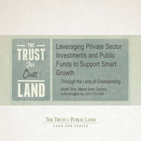 Leveraging Private Sector Investments and Public Funds to Support Smart Growt...