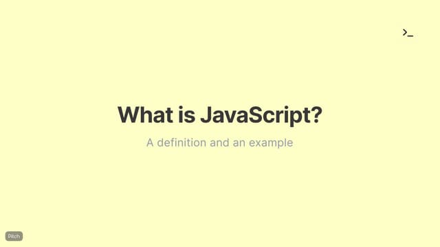 What is JavaScript?