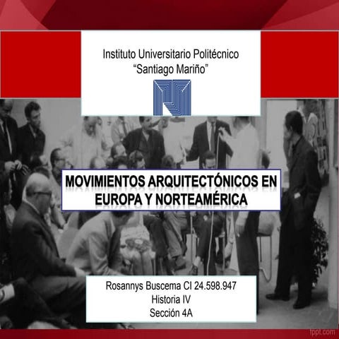 Movimientos arquitectónicos en europa y norteamérica
