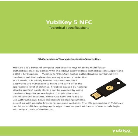 YubiKey 5 NFC