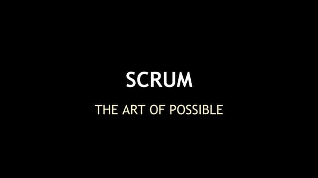 Scrum - The art of possible