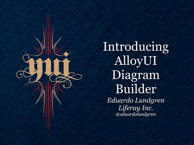 Introducing AlloyUI DiagramBuilder