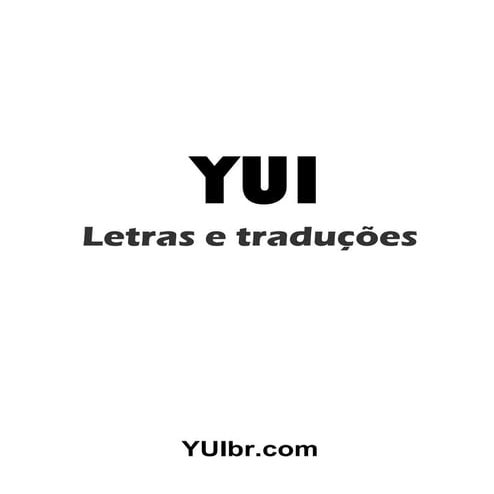 Yui lyrics | PDF
