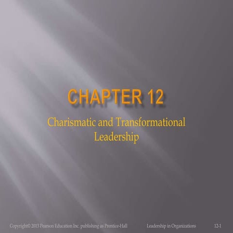 Yukl chapter 12 | PPTX