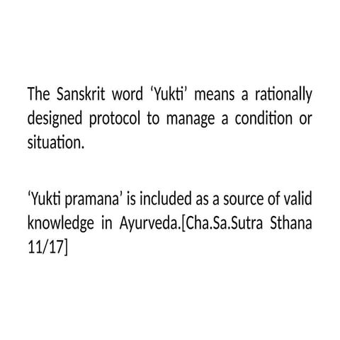 yukti praman 2nd paper of padarth vijnana 1st prof.BAMS