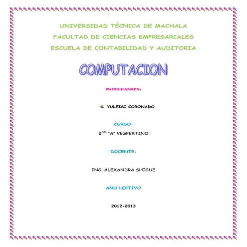 PORTAFOLIO DE COMPUTACION 