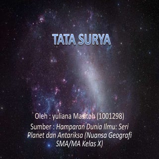 Powerpoint: Tata Surya