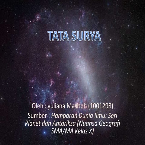 Powerpoint: Tata Surya