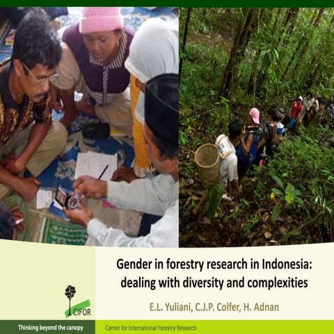 Unpacking ‘Gender’ in India’s Joint Forest Management Program: Lessons ...