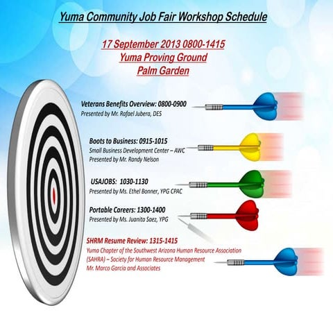 Workshop Schedule Overview | PPTX