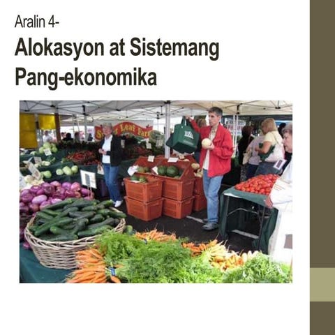 Yunit 1  aralin 4 alokasyon