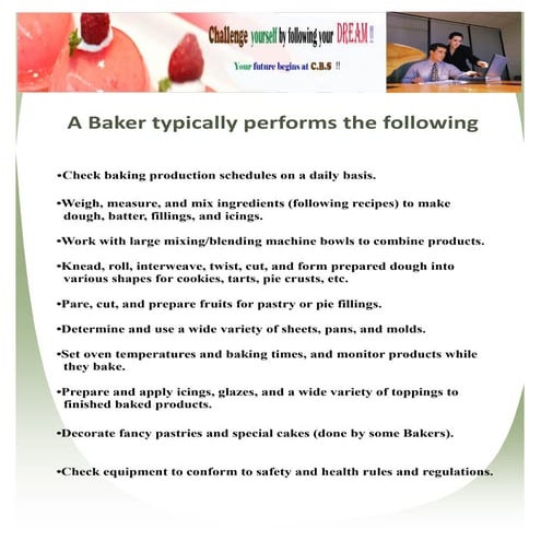 California Baking School