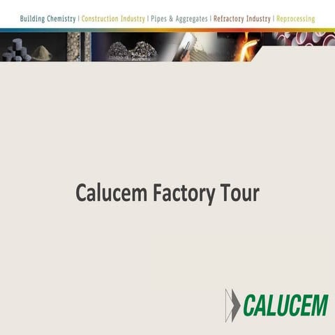 Calucem Factory tour - Cement production in Pula / Croatia | PDF