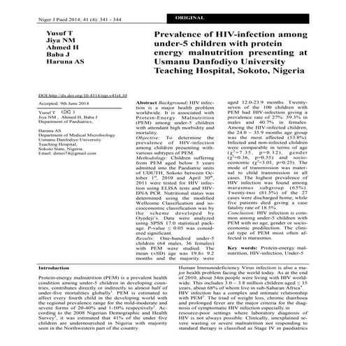 Prevalence of Clinical Vitamin A Deficiency Among Primary School ...