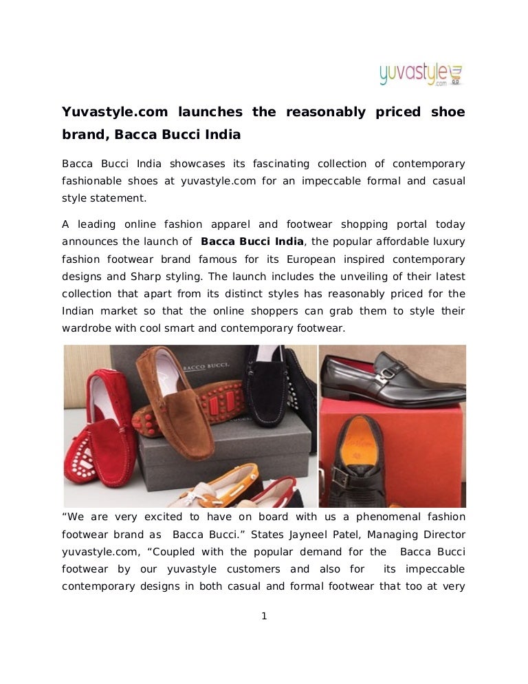 bacca bucci shoes brand