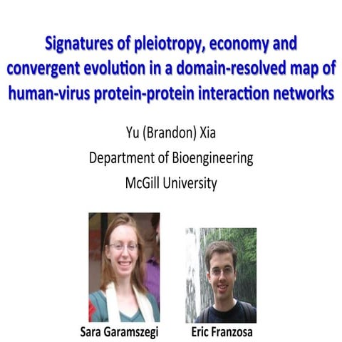 NetBioSIG2014-Talk by Yu Xia