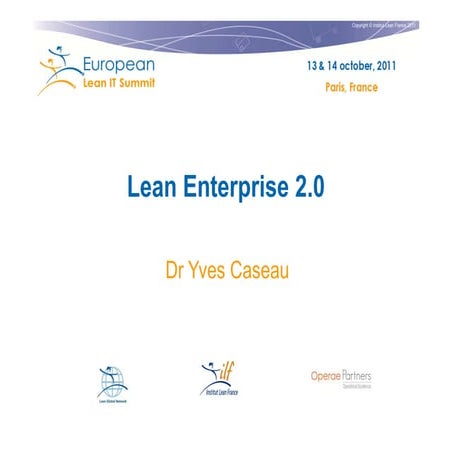 Enterprise 2.0 by Dr Yves Caseau