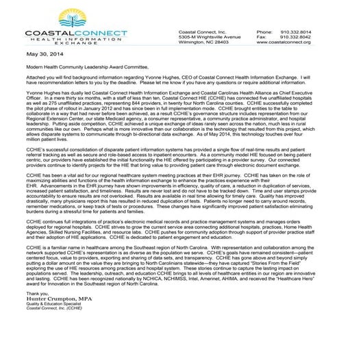 Yvonne Hughes – 2014 nominee for Modern Healthcare's Community Leadership Award