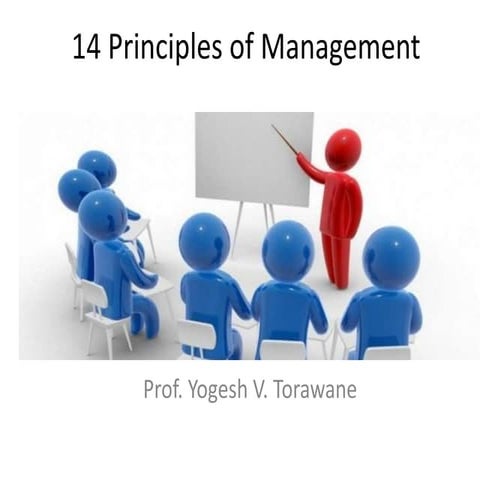 14 Principles of Mangaement