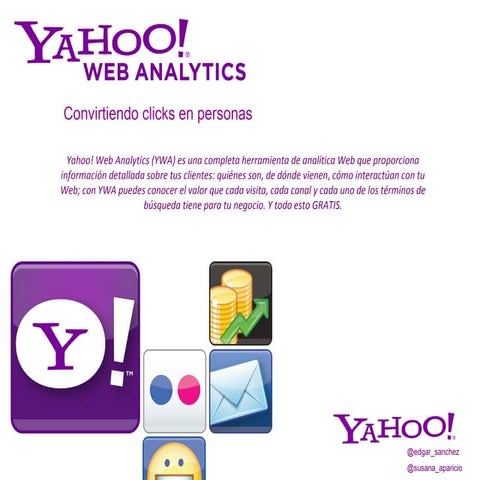 Yahoo! Web Analytics | PPT
