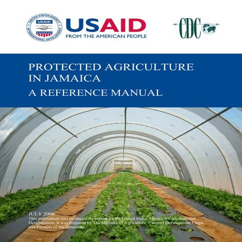 Protected Agriculture in Jamaica; Gardening Guidebook for Jamaica