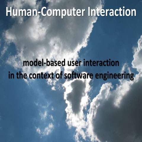 HCI 2014 (7 of 10): HCI Engineering. UI Evaluation. Models