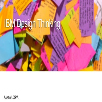 Uxpa design thinking workshop
