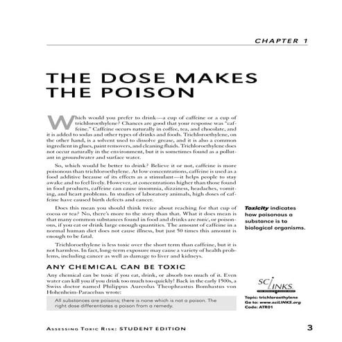 The Dose Makes the Poison